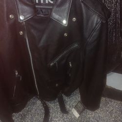 FMC BLACK LEATHER JACKET