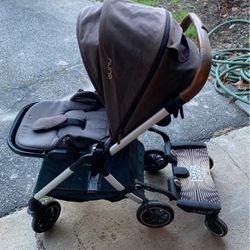 NUNA Baby Stroller With Ride Along Feature