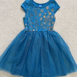 Elsa Girl dress Size 6/8T 