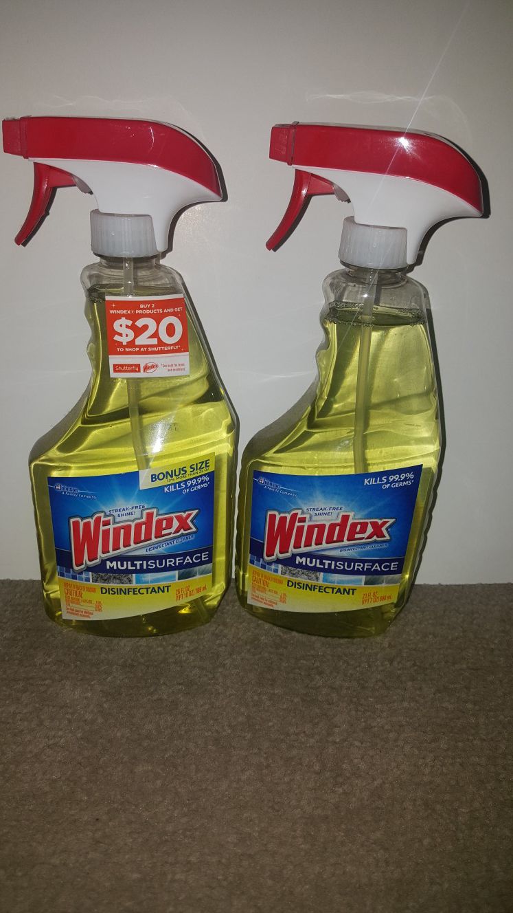 Windex $2 each