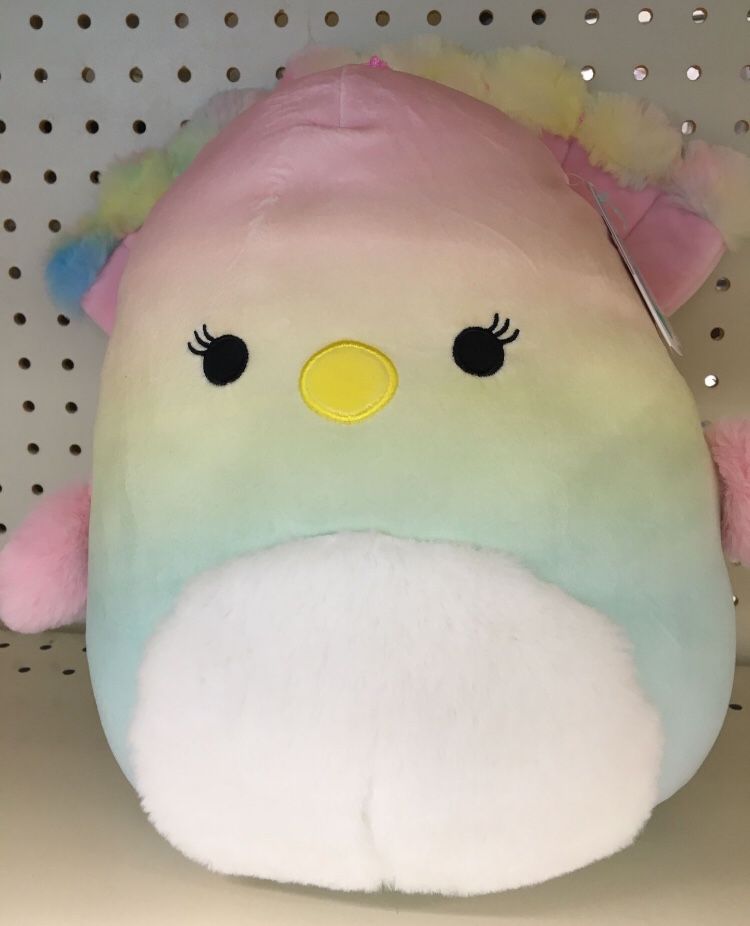 Squishmallow Briannika 11” Easter Peacock