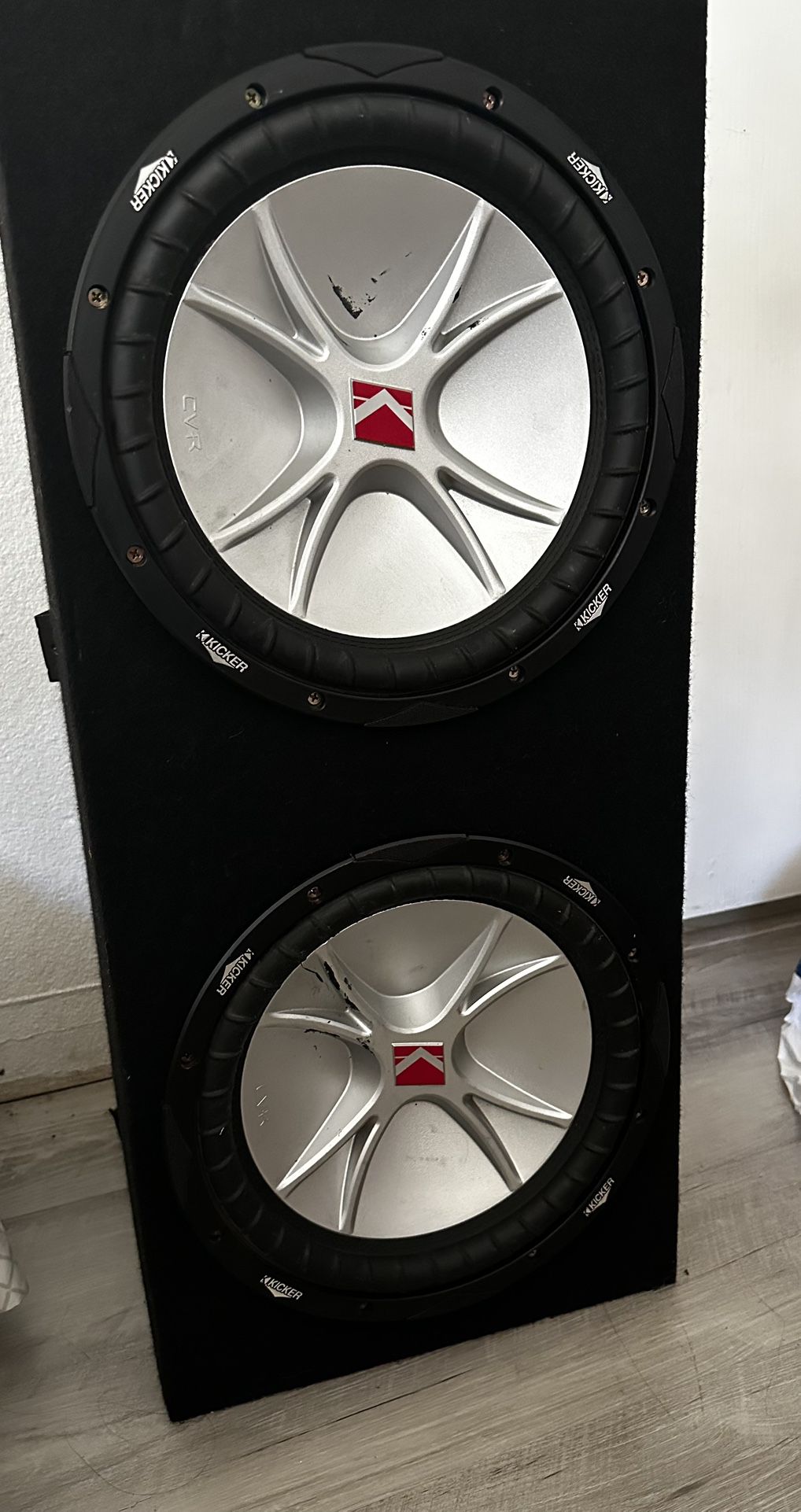 two 12” subwoofer