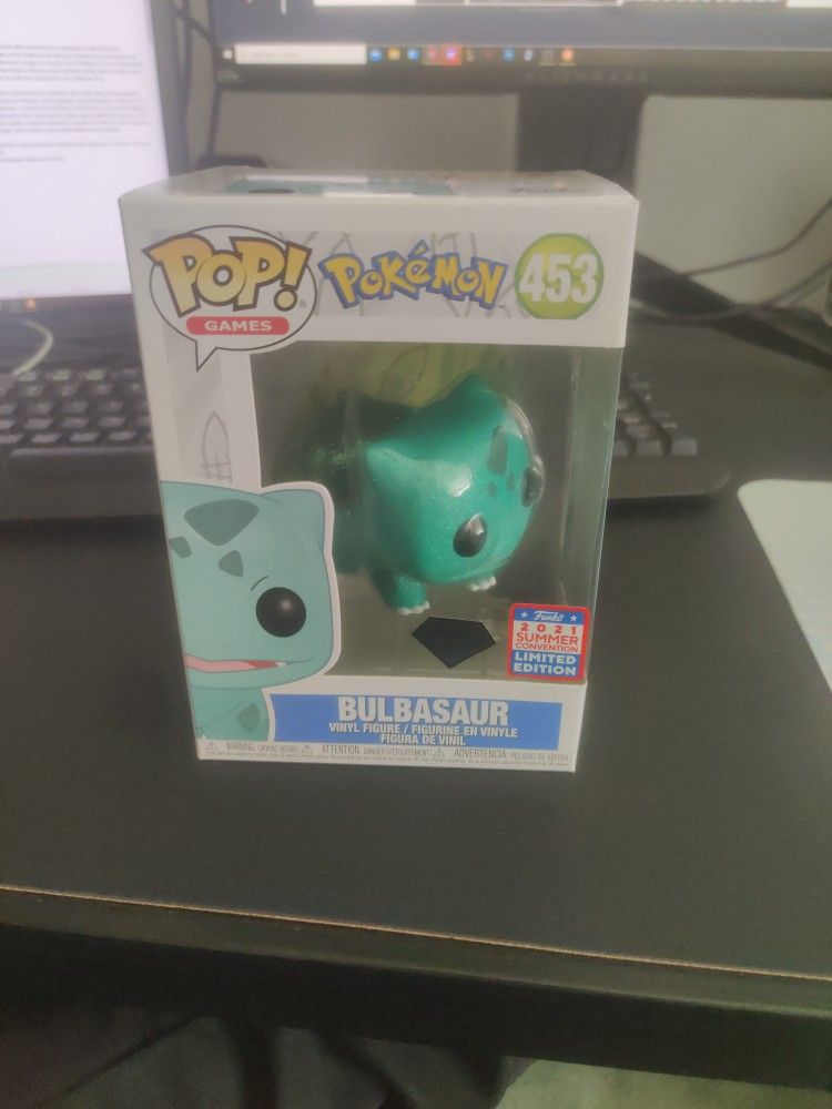 Funko Pop Bulbasaur Diamond Collection 2021 Limited Edition Figure 453