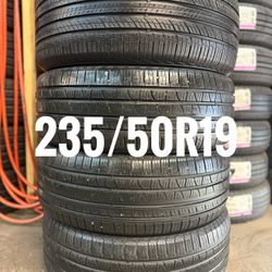 235/50R19 - ALL SEASON TIRE A/S - 90% LIFE - FREE INSTALL