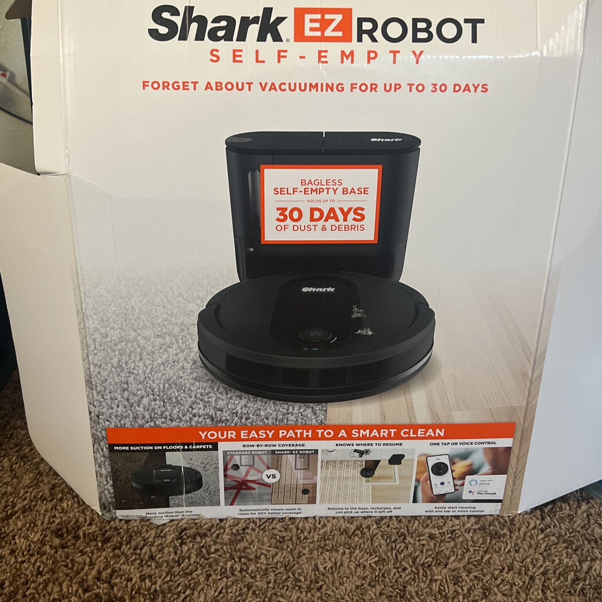 Shark EZ Robot Self Empty Vacuum 