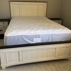 Queen Bed Frame / Headboard / Footboard / Boxspring