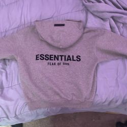 Essentials Xxs Grey Hoodie
