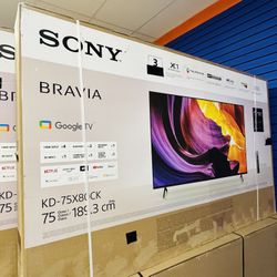 75” Sony Bravia X80K 4K UHD Smart Tv