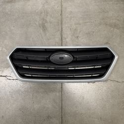 Front Grille Assembly For 2015-2017 Subaru Legacy Textured Gray Shell and Insert