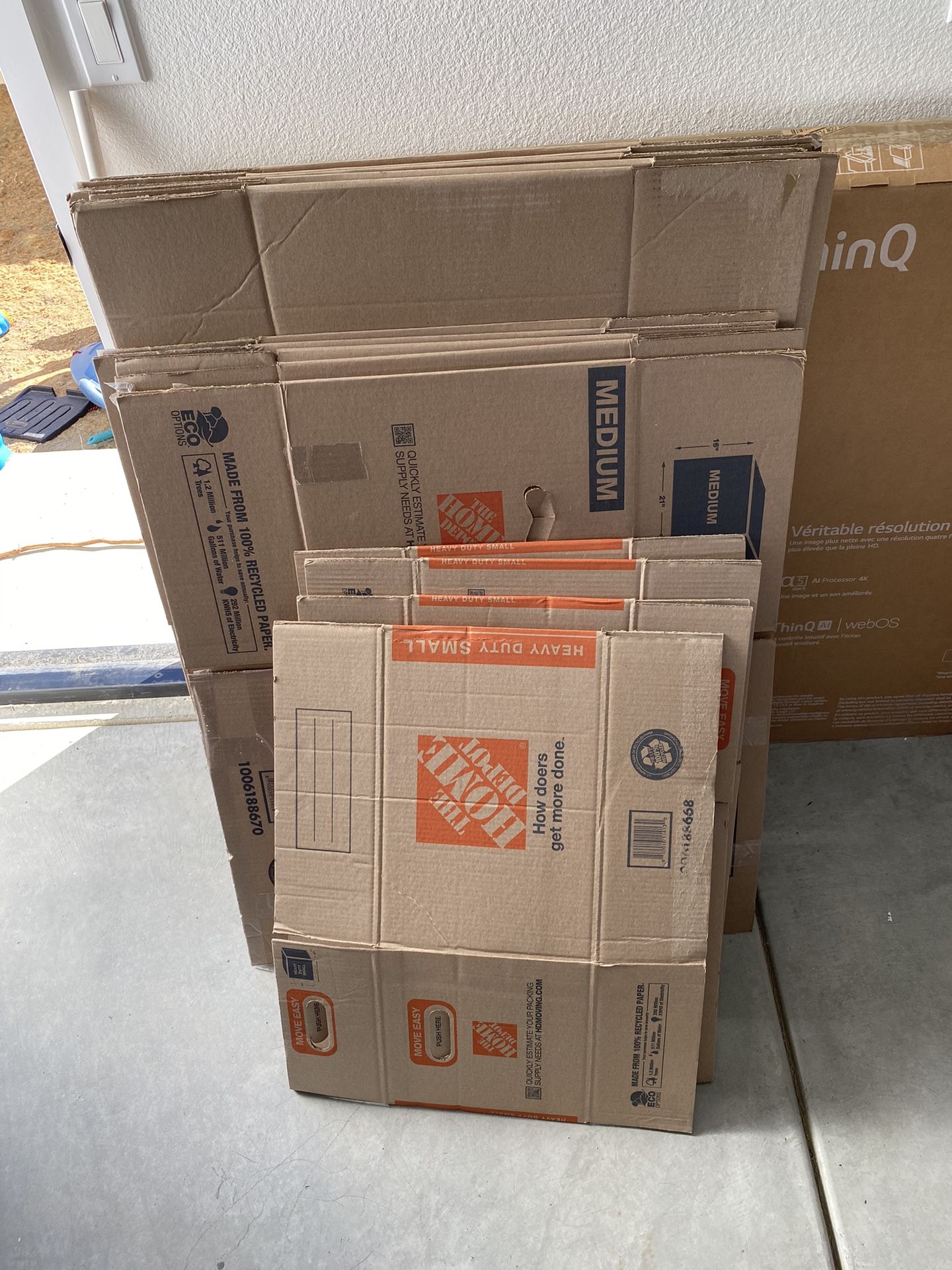 Home Depot Moving Boxes