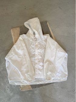 Los Angeles Apparel White Nylon Jacket