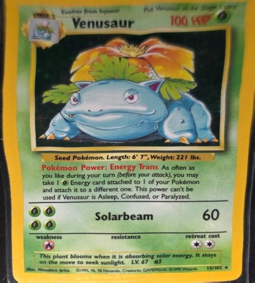 Venasaur Base Set