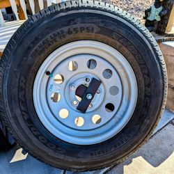 Camper spare tire and mount
