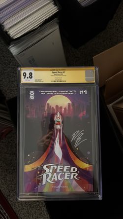 Speed Racer 1 CGC 9.8 signed by David Pepose comic book