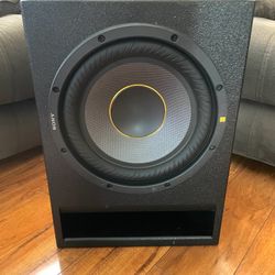 Sony 12 Inch With Skar Audio Subwoofer Ported  Box 