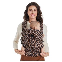 Xx Momcozy Baby Carrier - Ergonomic, Cozy And Lightweight Carrier For 7-44lbs, Leopard