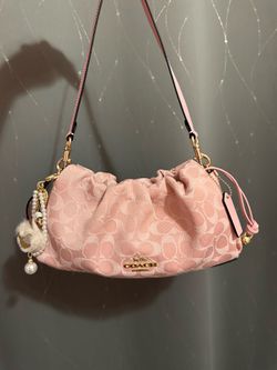 Pink Faye Coach Shoulder Bag