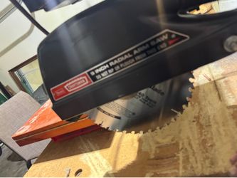 9 in radial saw