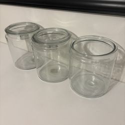 3 Gallon Anchor  Glass Jars With Lids 