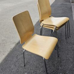 IKEA Chairs (4) Stackable 