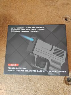 Cigarette Case And Lighter