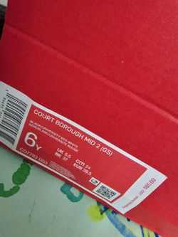 Nike Court Borough Mid Sz 6Y