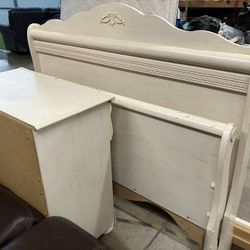 Full Size Bed frame- Headboard, Footboard And Rails