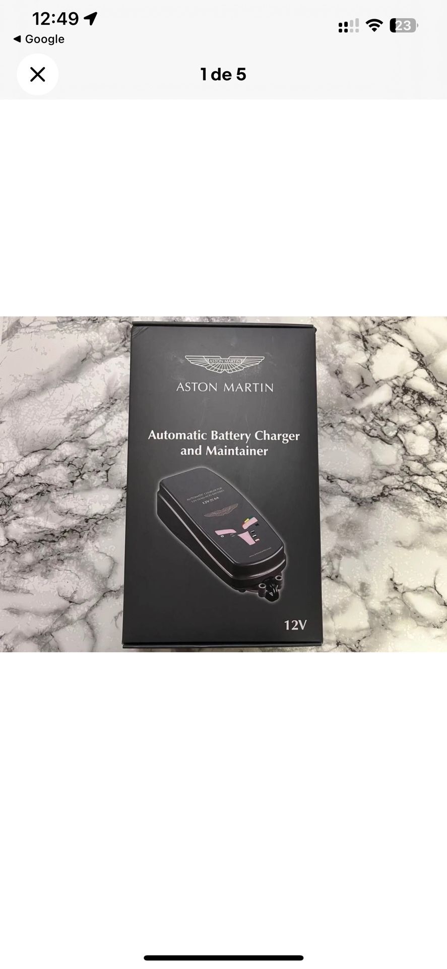 Aston Martin Battery Charger Maintainer Conditioner TM-199 OEM 9G43-37-11494
