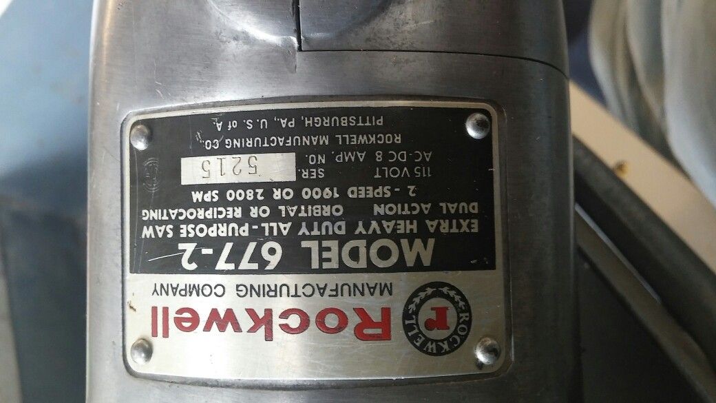 ROCKWELL MODEL,6772.EXTRA HEAVY DUTY ALL PURPOSE DUAL ACTION
