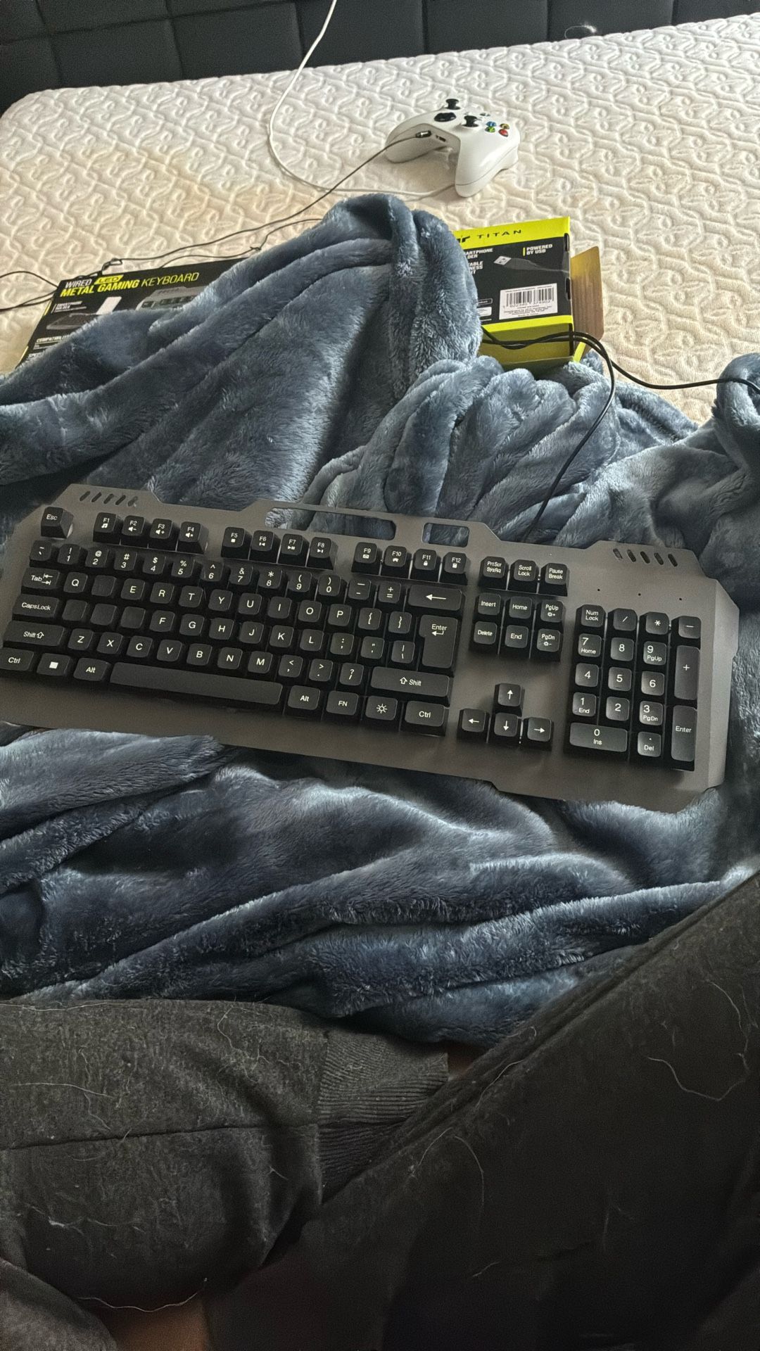 TITAN WIRED LED METAL GAMING KEYBOARD