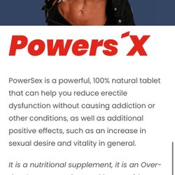 PowerS*X Natural Suplements
