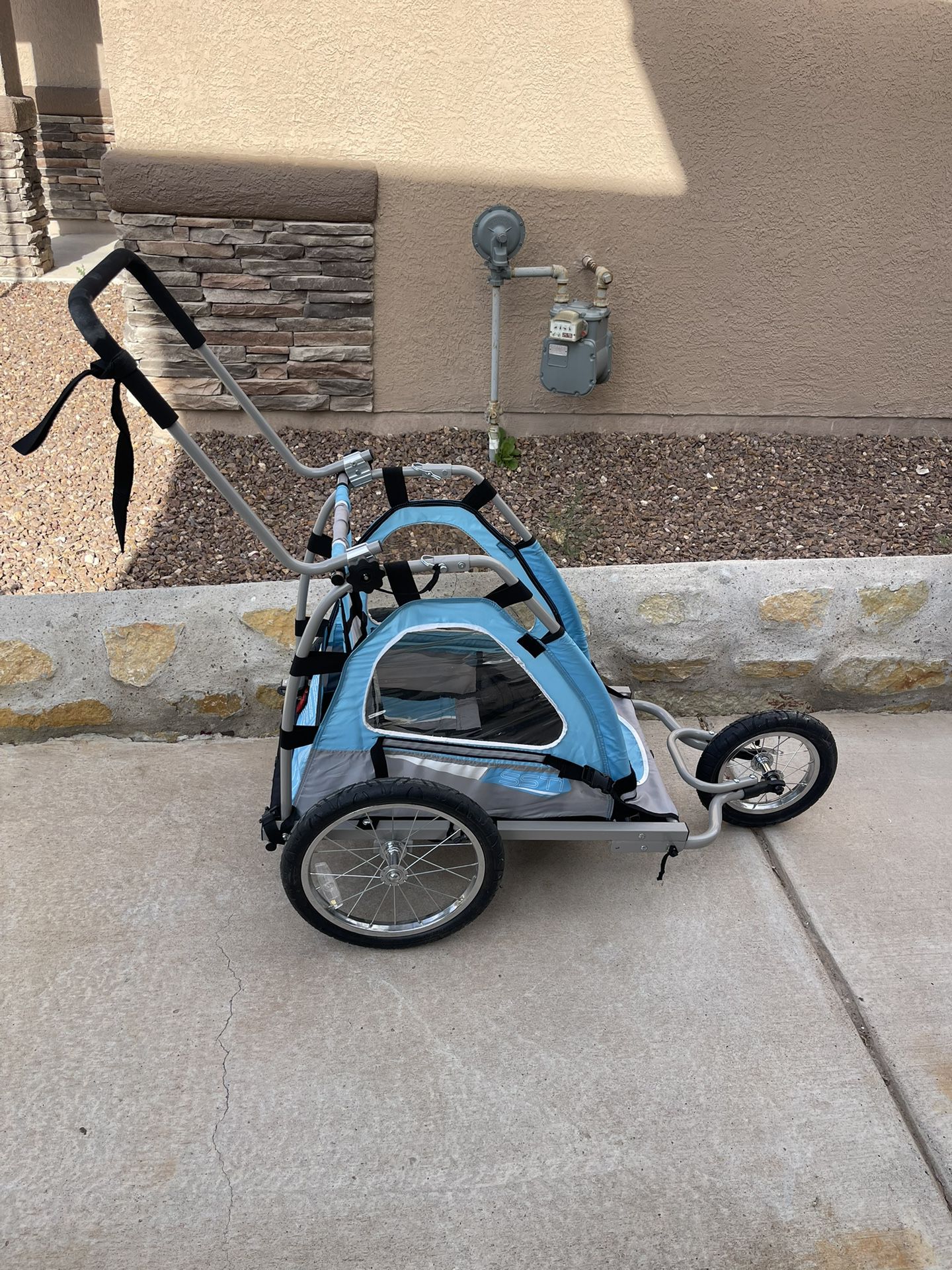 2 In 1 Bicycle Trailer/stroller 