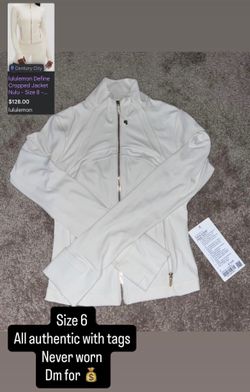 Lululemon Jacket White