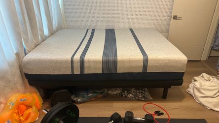 Queen Mattress and Bed Frame