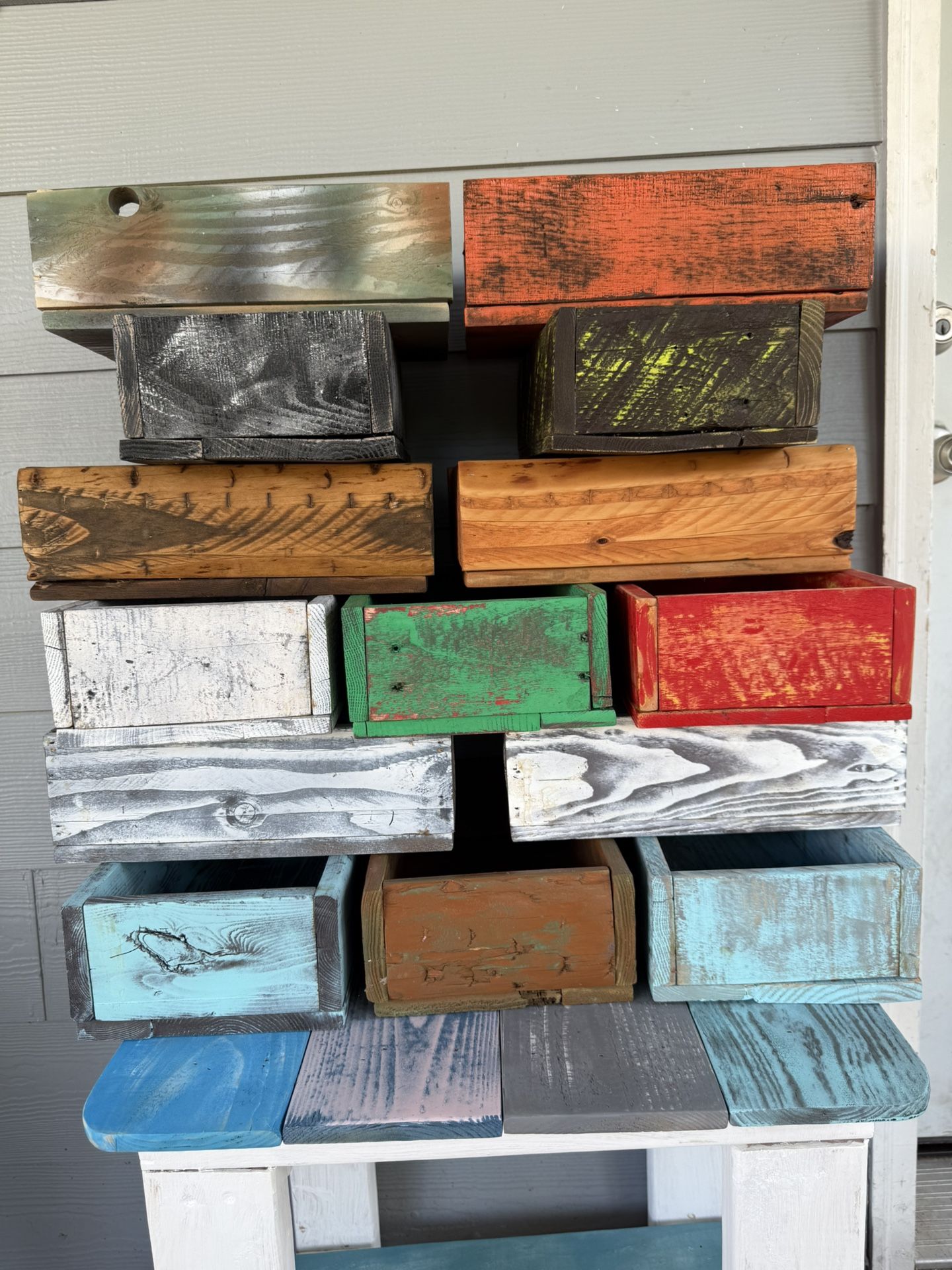 Reclaimed Wooden Boxes