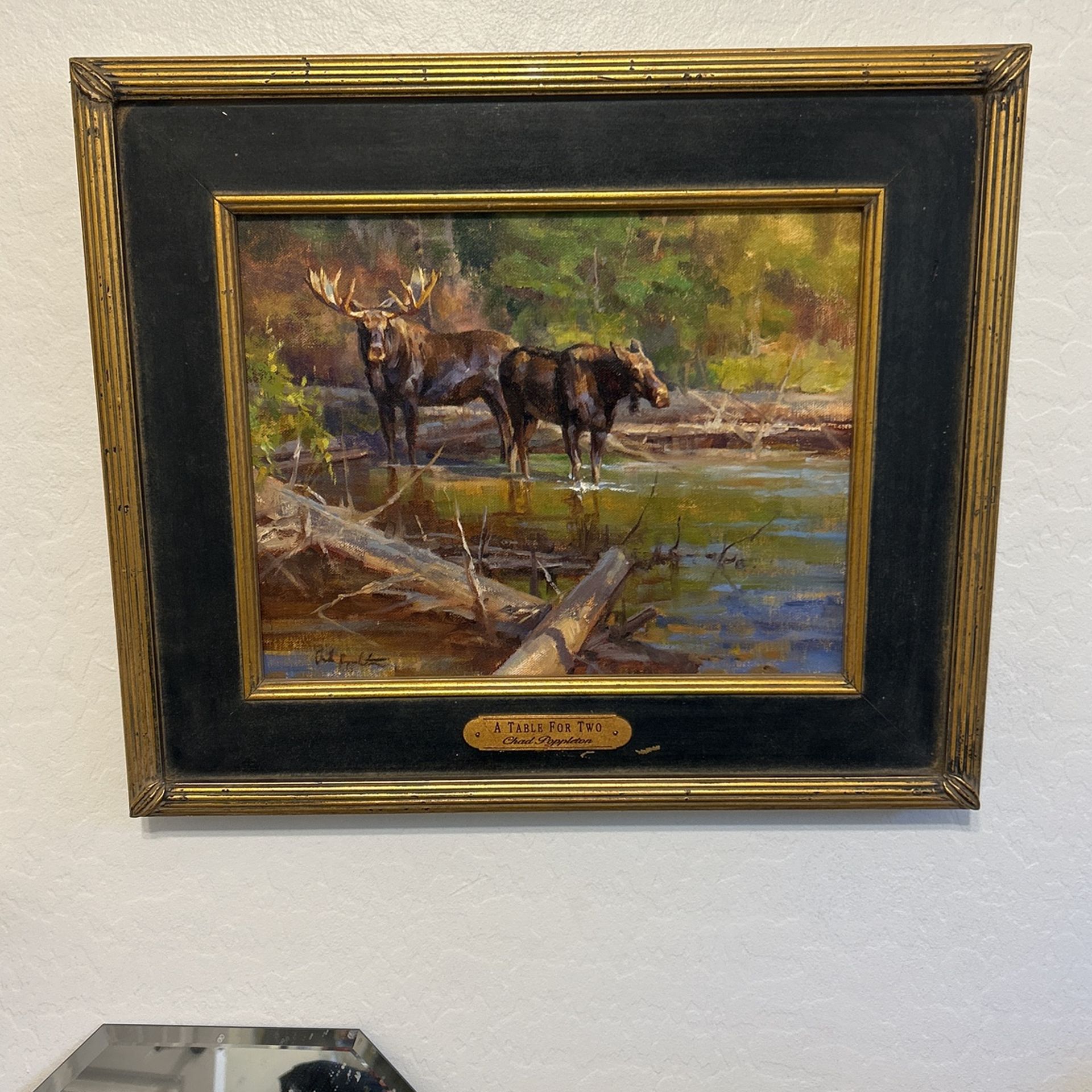 Chad Poppleton Authentic Signed Oil Painting