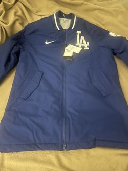 Los Angeles Dodgers MLB Royal Dugout Performance Full-Zip Jacket Men's L NWT
