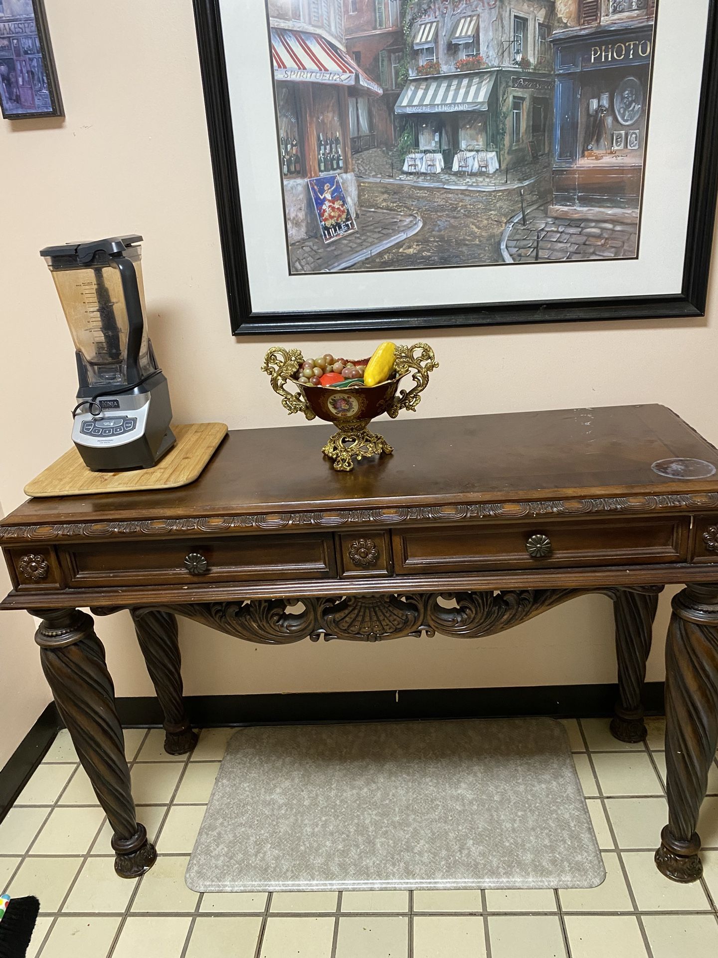 Wooden Drawer Table