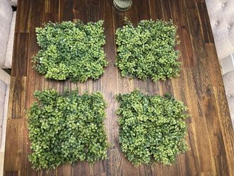 4 Artificial Clover Panels