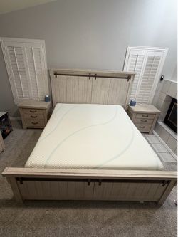 Ashley Cal King Mattress and Bedroom Set