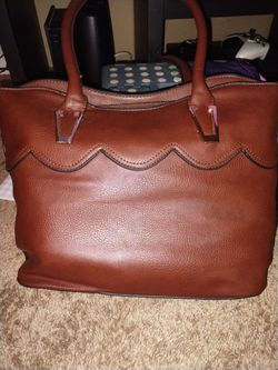 Burgundy purse