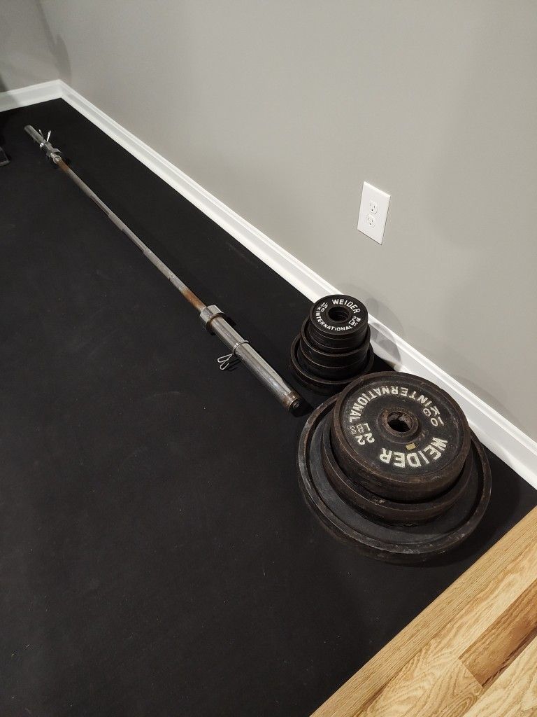 Olympic Weights And Barbell