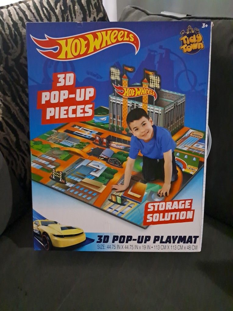Hotwheels 3d Pop Up Platmaymat