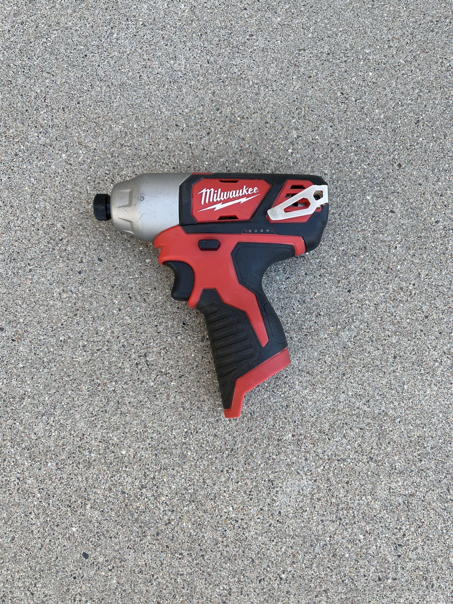 Milwaukee M12 12V Lithium Ion Cordless 1/4 in. Hex Impact (Tool Only)