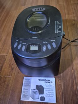 Bread Maker Machine Hamilton Beach 2 Ib Digital Programmable Machine 12 Settings