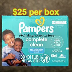 Pampers Wipes - Fresh Scented 