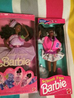1989 & 1991 Ethnic Barbies by Mattel