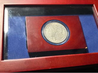$ 1 1921 Morgan dollar, vintage coin USA