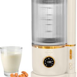50oz Automatic Nut Milk Maker Machine (1500 ml) Homemade Almond, Oat Soy Milk &