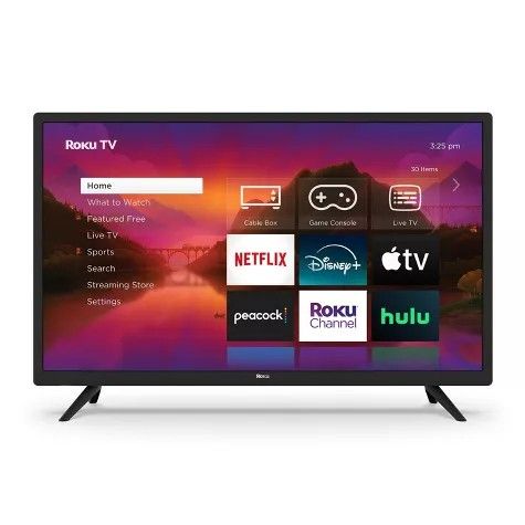Philips 32" Class HD Smart Roku LED TV  NO REMOTE 